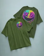 Neon Drip Smiley T-shirt - Image 5