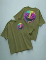 Neon Drip Smiley T-shirt - Image 3